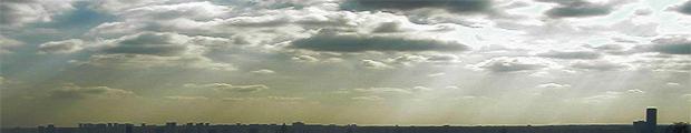 horizon de Paris depuis la butte Monmartre
