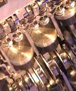 pistons de moteur